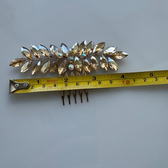 [NEW] Bridal Wedding Rhinestones Hair Comb Gold Silver Bundle Lot main image 7